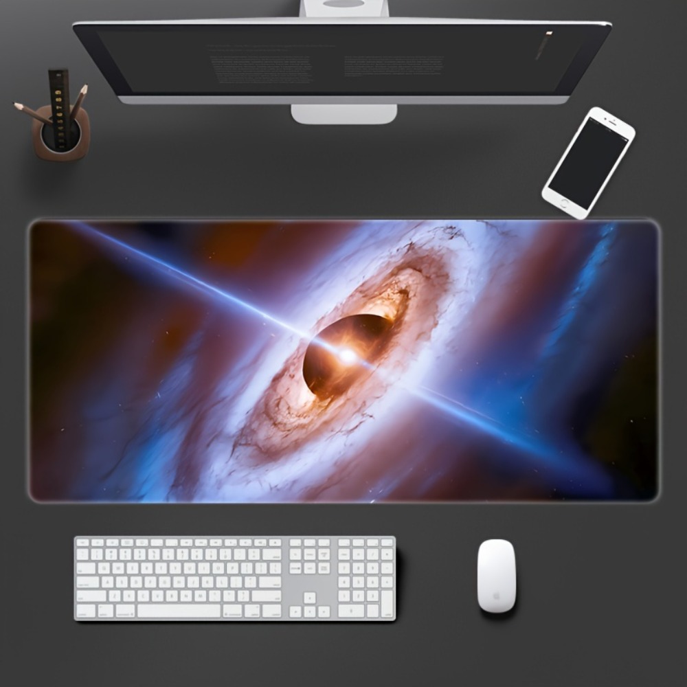 Desk Setup Simple - Planetary pattern design, anti-slip rubber base,
