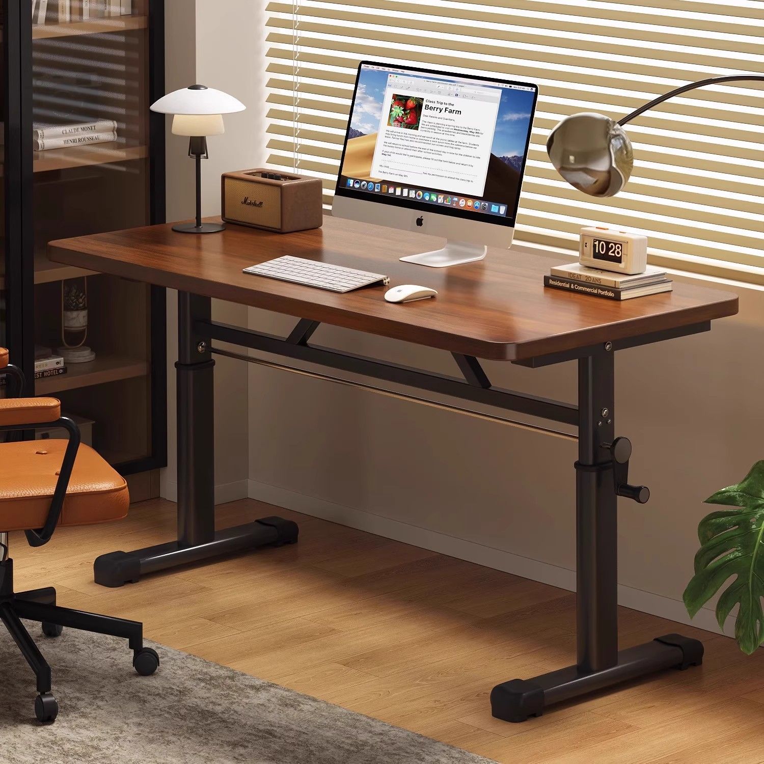 Desk Setup Maker - Modern Simple Adjustable Height Computer Desk