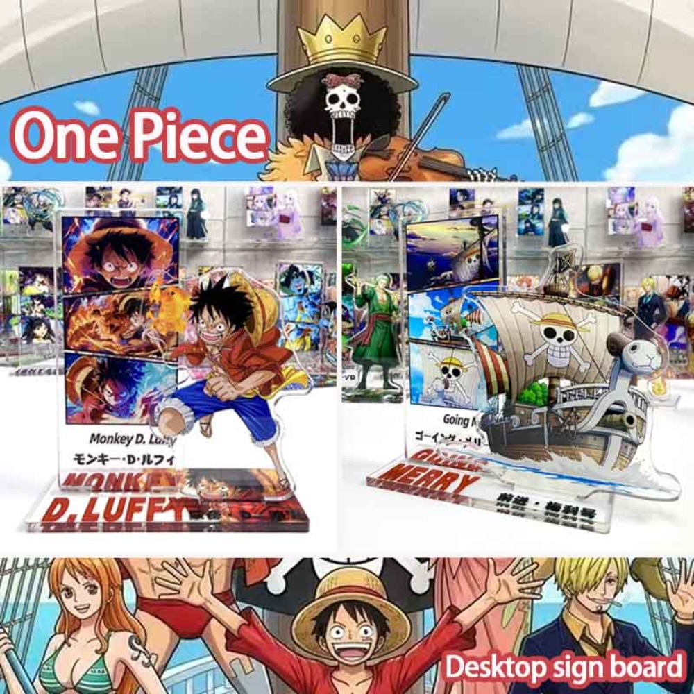 Desk Setup Design - 2026 One Piece Luffy Nami acrylic