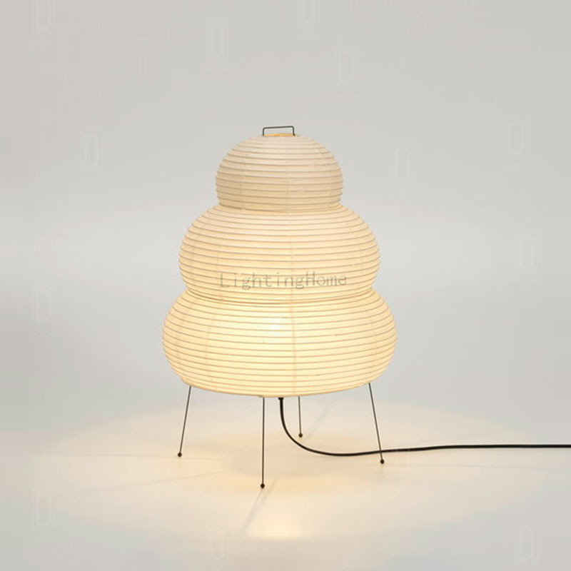 Desk Setup Japan - Japanese Design Akari Wabi-sabi Table Lamp