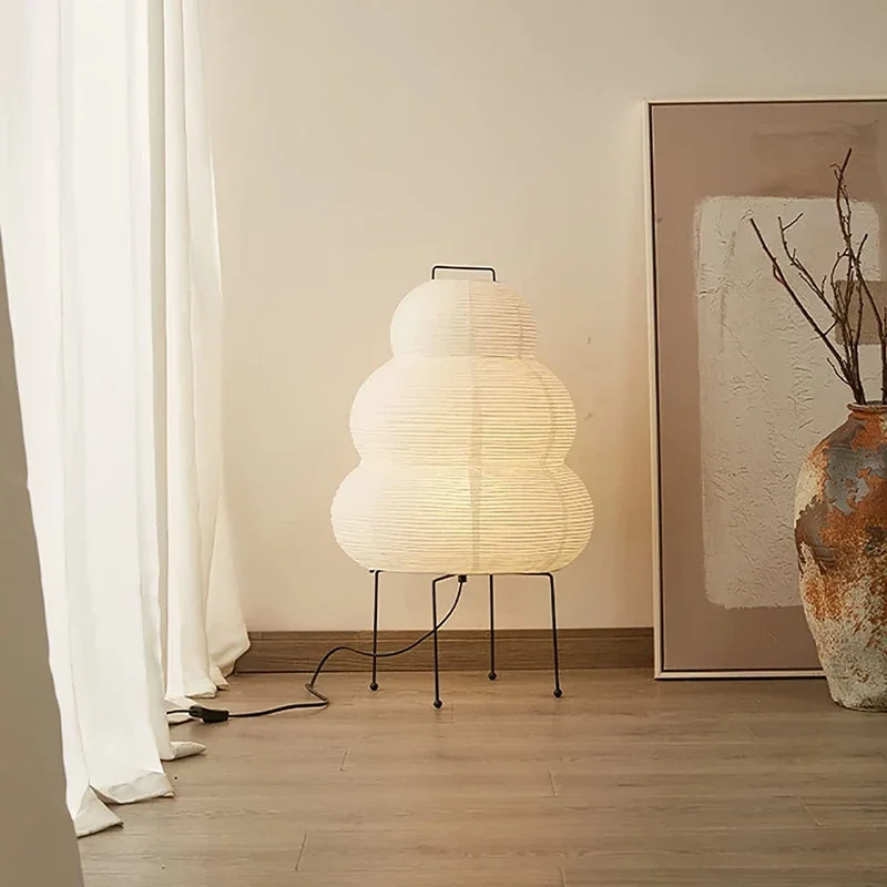 Desk Setup Japan - Japanese Design Table Lamp White Rice