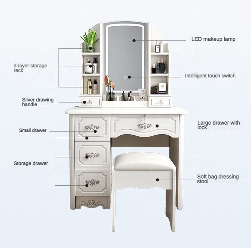 Girls White and pink Modern Wo - Desk Setup Simple review and price