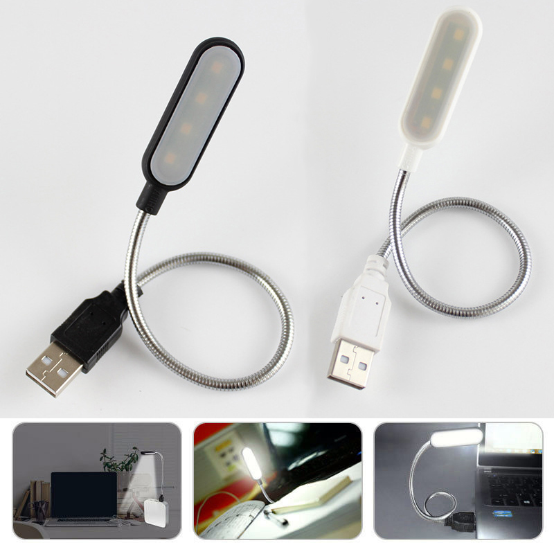Mini 4 LED Book Lamp Portable  - Desk Setup Maker review and price