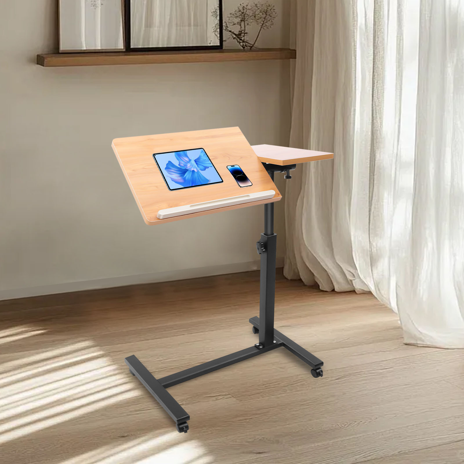 Mobile Laptop Table Adjustable - Desk Setup Maker review and price