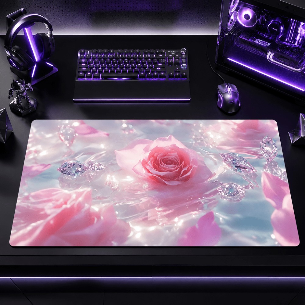 Original pink rose watermark.  - Desk Setup Simple review and price