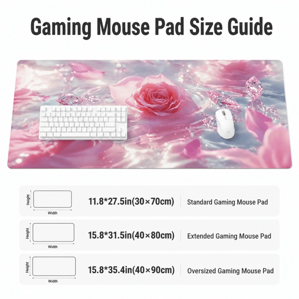 Original pink rose watermark.  - Desk Setup Simple review and price
