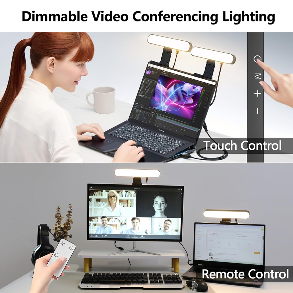 Touch Dimmable LED Screen Lamp - Desk Setup Videos review and price