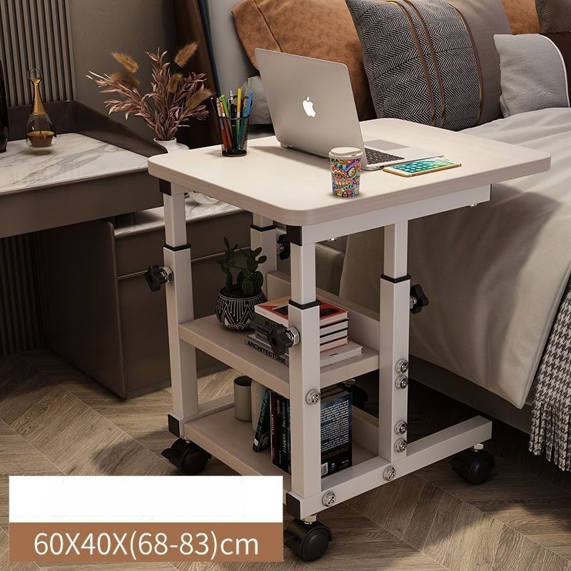 Movable small table, bedside t - Desk Setup Wood review and price