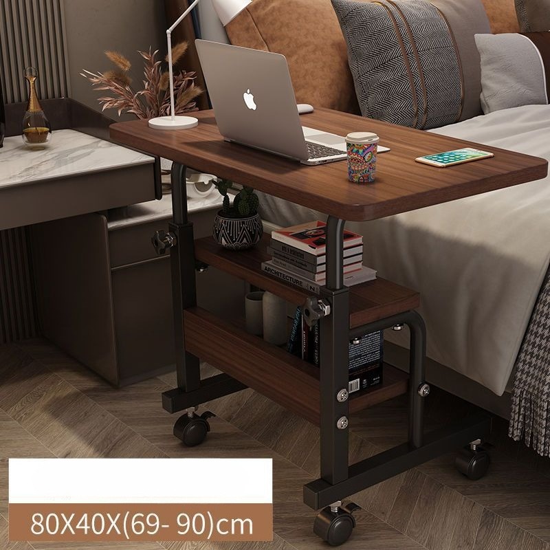 Movable small table, bedside t - Desk Setup Wood review and price