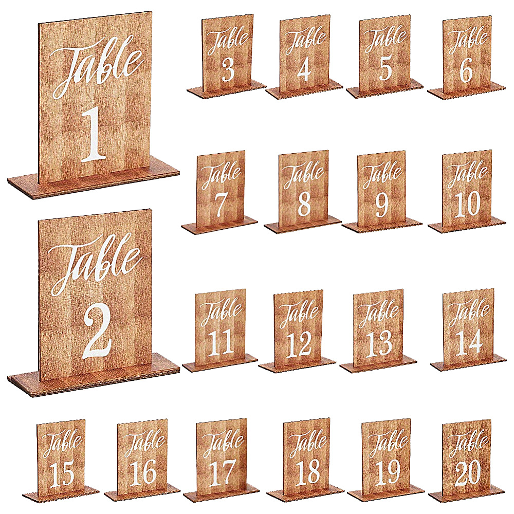 20pcs Elegant Flat Printed Woo - Desk Setup Design review and price