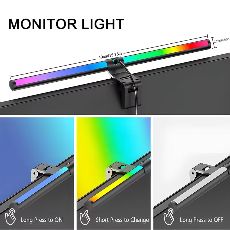 Monitor Light Bar RGB Lightbar - Desk Room Setup review and price