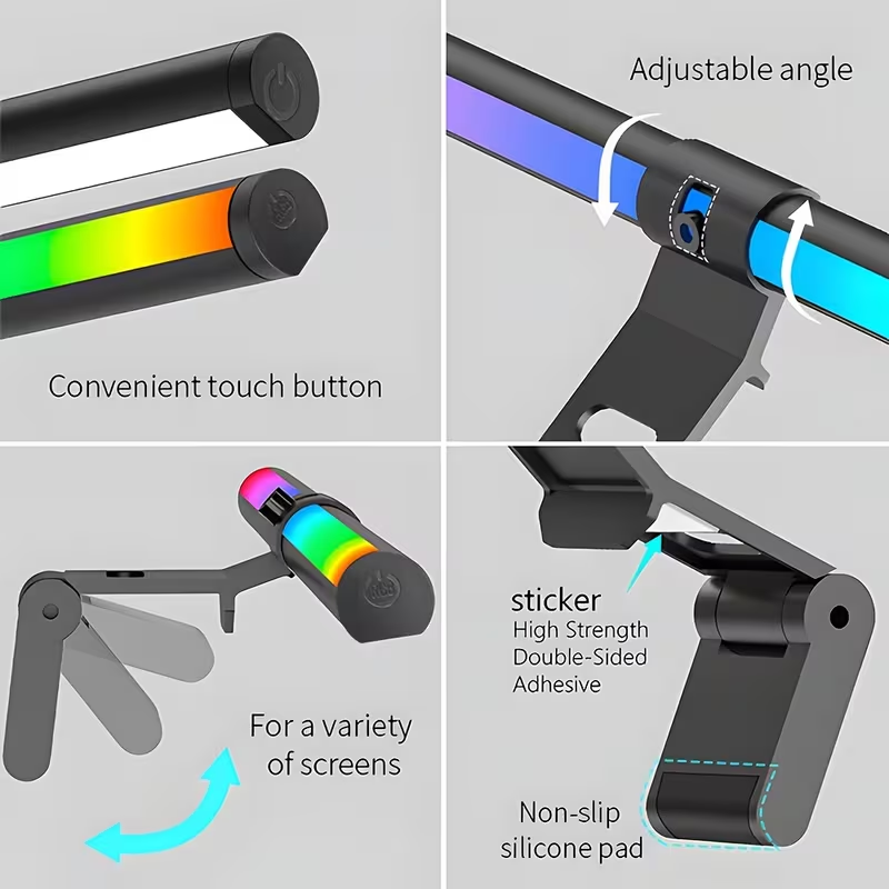 Monitor Light Bar RGB Lightbar - Desk Room Setup review and price