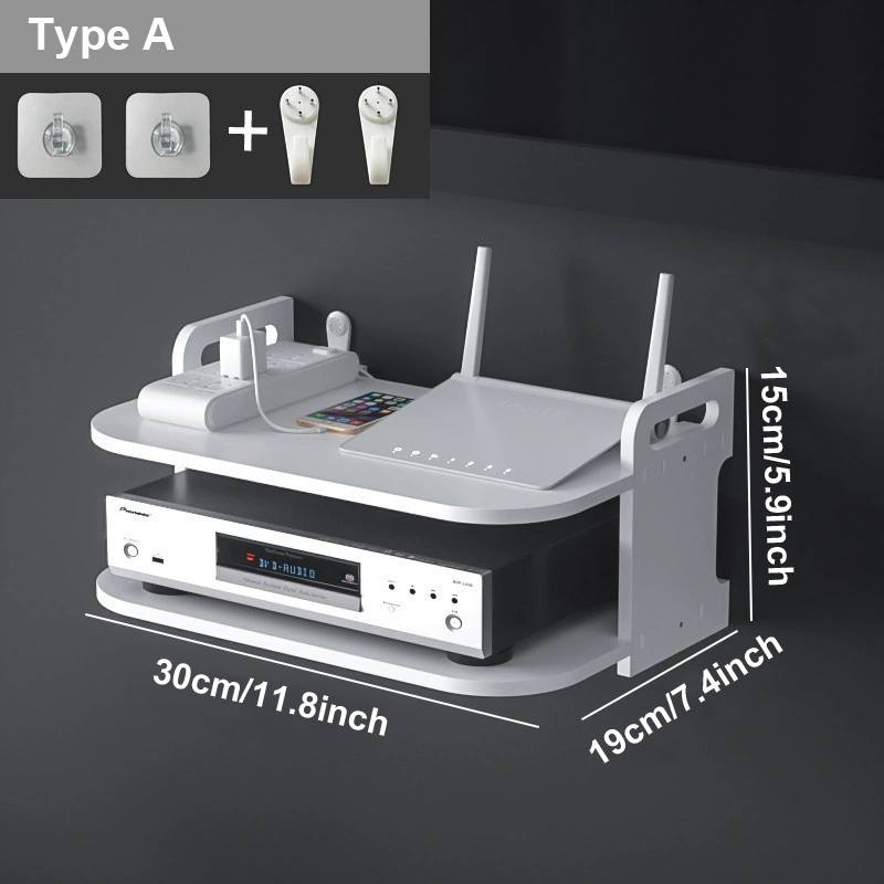 Wall-Mounted Router Cable Orga - Desk Room Setup review and price