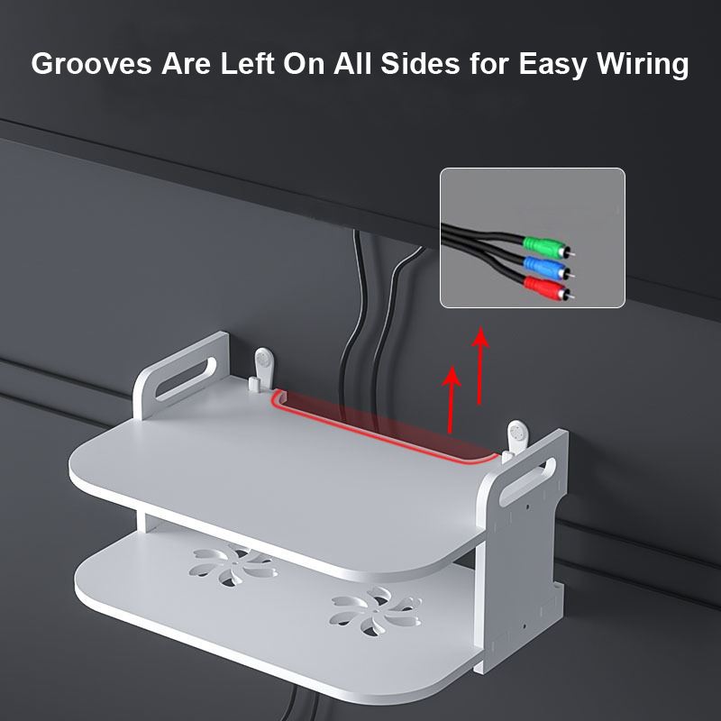 Wall-Mounted Router Cable Orga - Desk Room Setup review and price