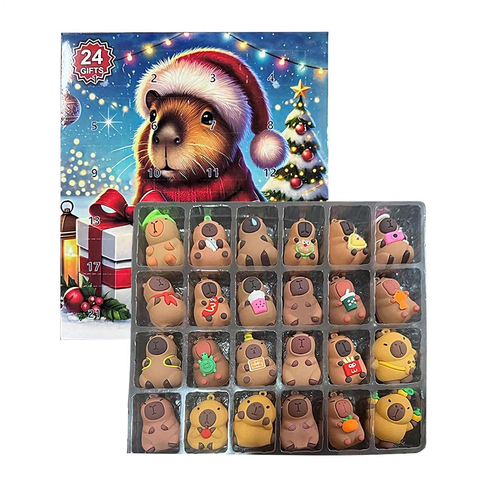 New Capybara Christmas Countdo - Desk Setup Shelf review and price