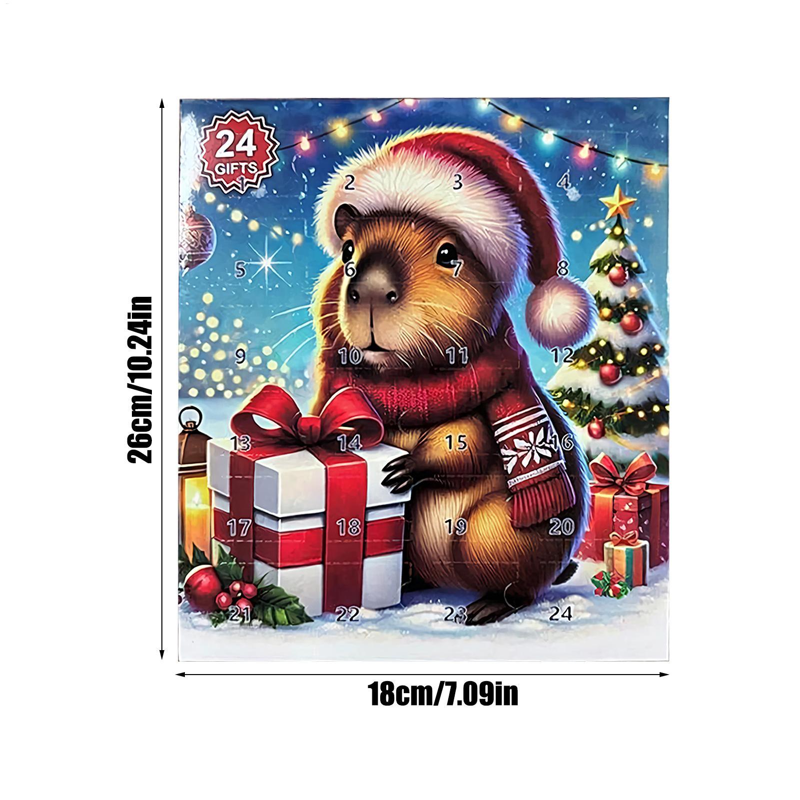 New Capybara Christmas Countdo - Desk Setup Shelf review and price