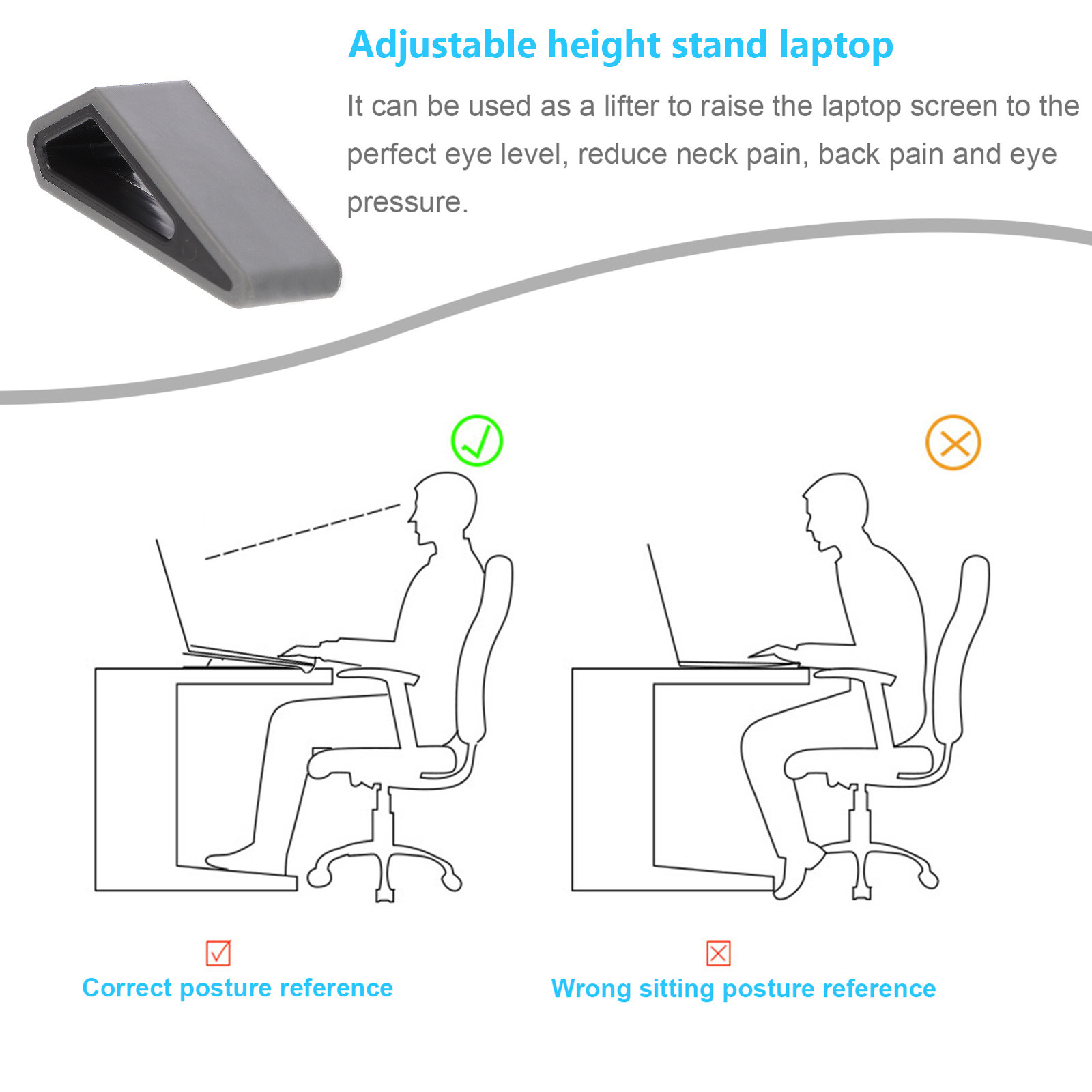 2Pcs Laptop Stand Notebook Ris - Desk Setup Laptop review and price