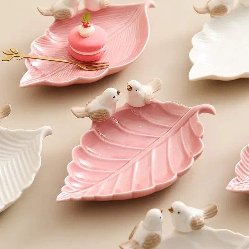 Cute Bird Tray Ceramic Jewelry - Desk Setup Shelf review and price