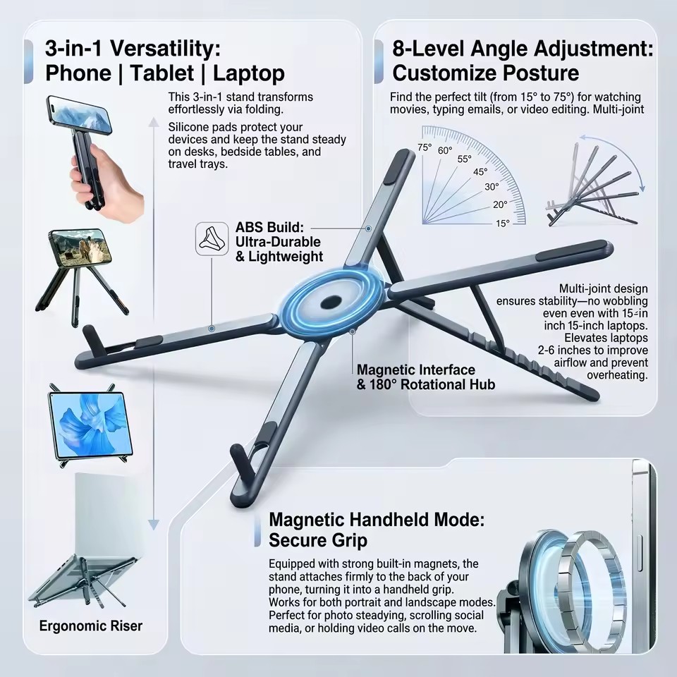 Portable Magnetic Phone Holder - Desk Setup Maker review and price