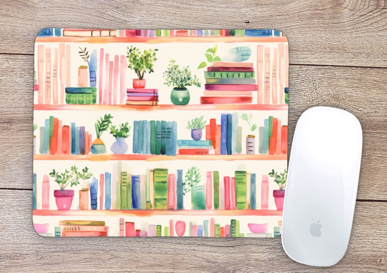 Plant Books Mouse Pad Home Off - Desk Setup With Plants review and price