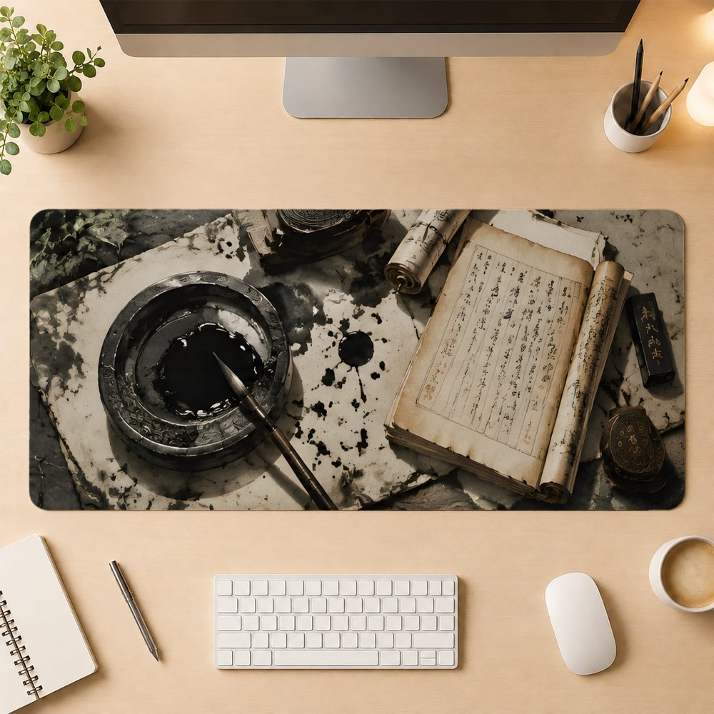 Retro Chinese calligraphy, ant - Desk Setup Simple review and price