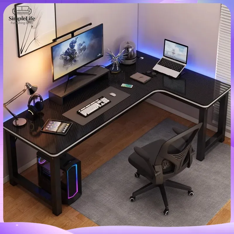 Corner Gaming Desk Computer De - Desk Setup Laptop And Monitor review and price