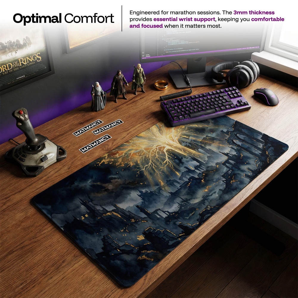Desk Mat, Dark Fantasy Mouse P - Desk Setup Simple review and price