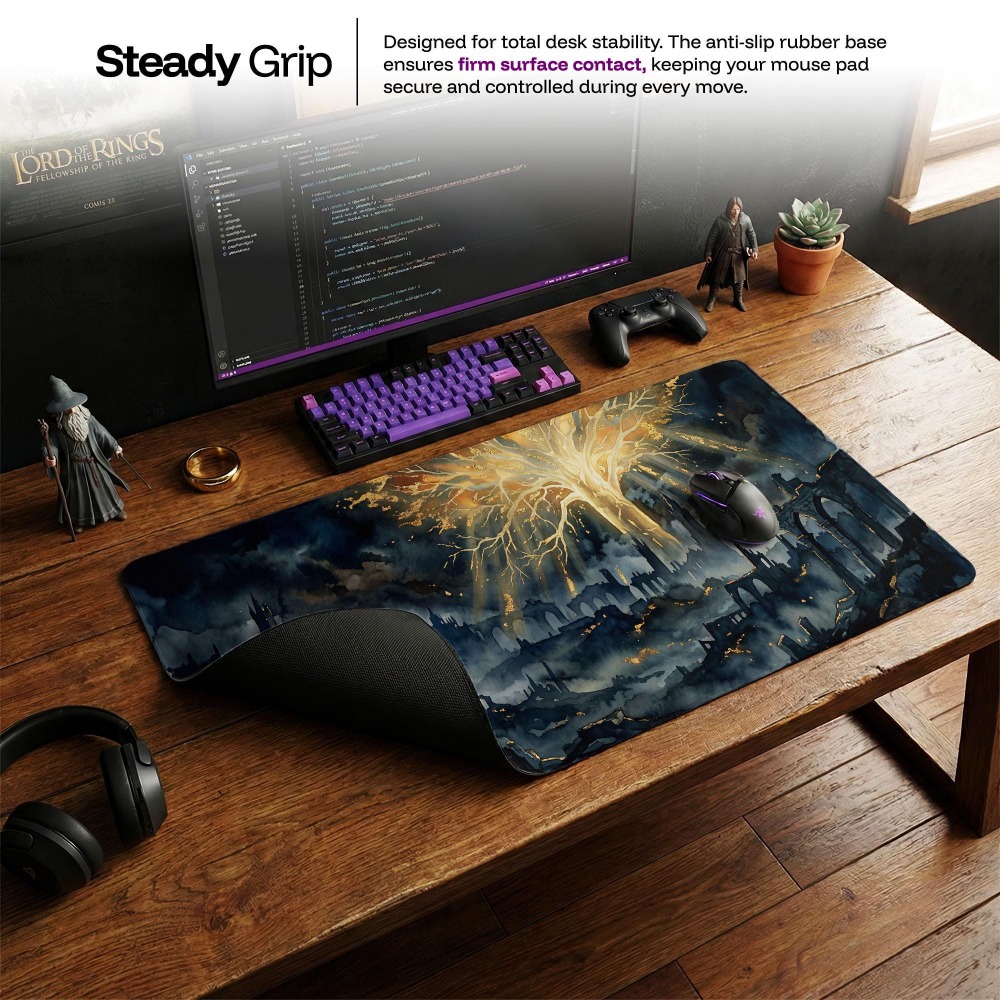 Desk Mat, Dark Fantasy Mouse P - Desk Setup Simple review and price