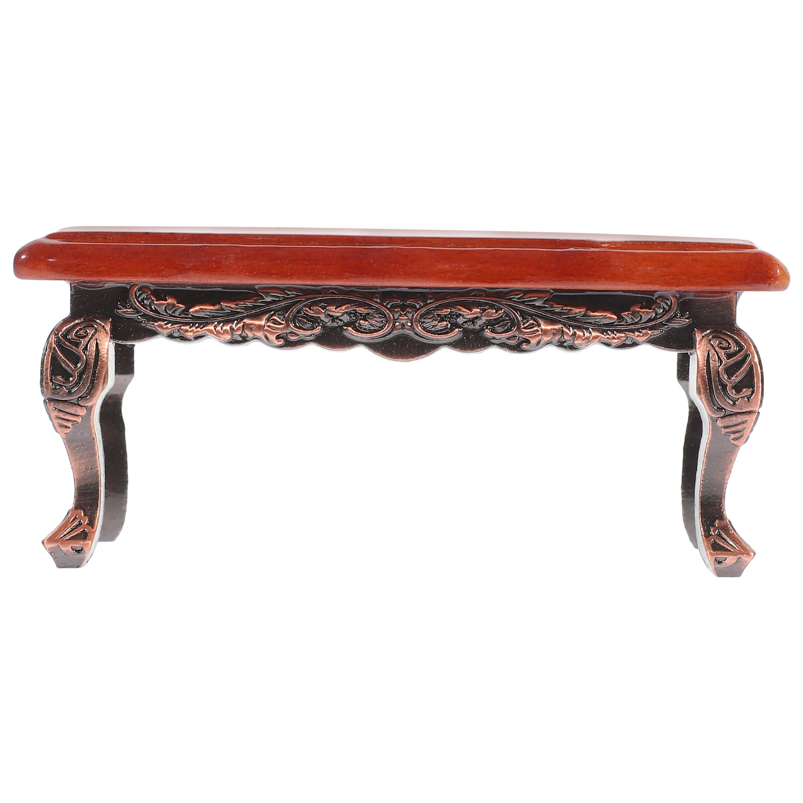 Miniature Rectangular Wooden T - Desk Setup Wood review and price