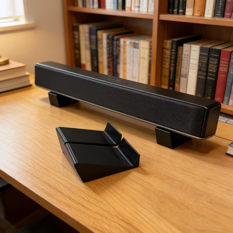 2pcs Universal SoundBar Stand  - Desk Setup Design review and price