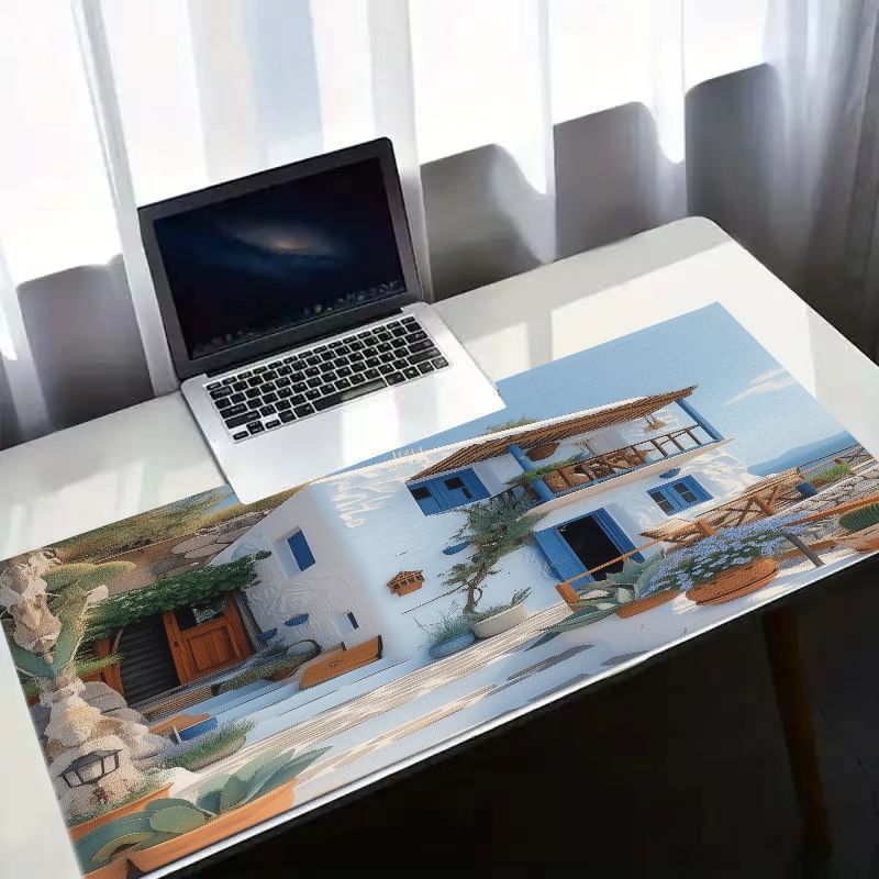 Brand Mediterranean Mouse Pad  - Desk Setup With Plants review and price