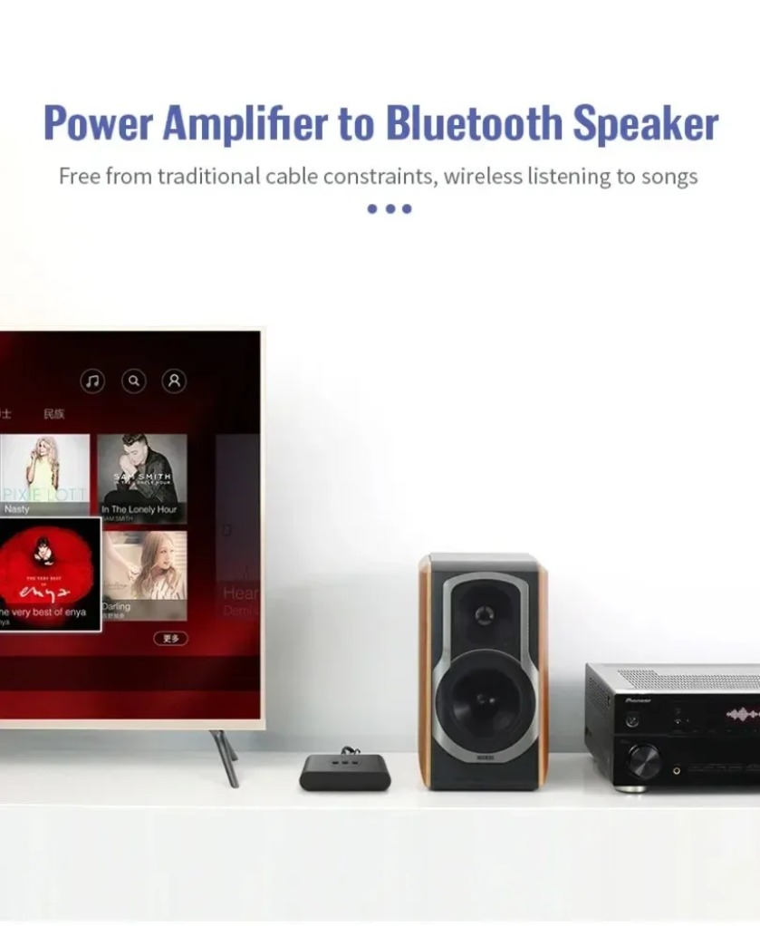 Bluetooth 5.0 Audio Transmitte - Desk Setup Speakers review and price