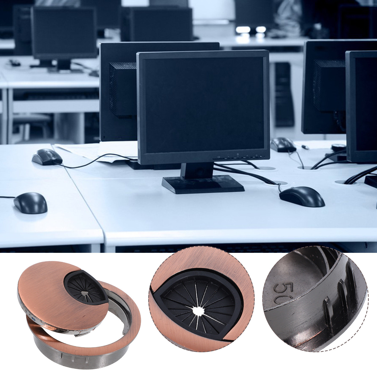 Round Cable Grommet Desktop Co - Desk Setup Simple review and price