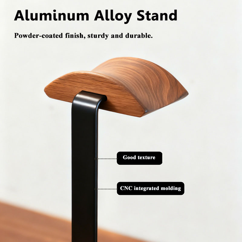 Solid Wood Headphones Stand Bl - Desk Setup Wood review and price