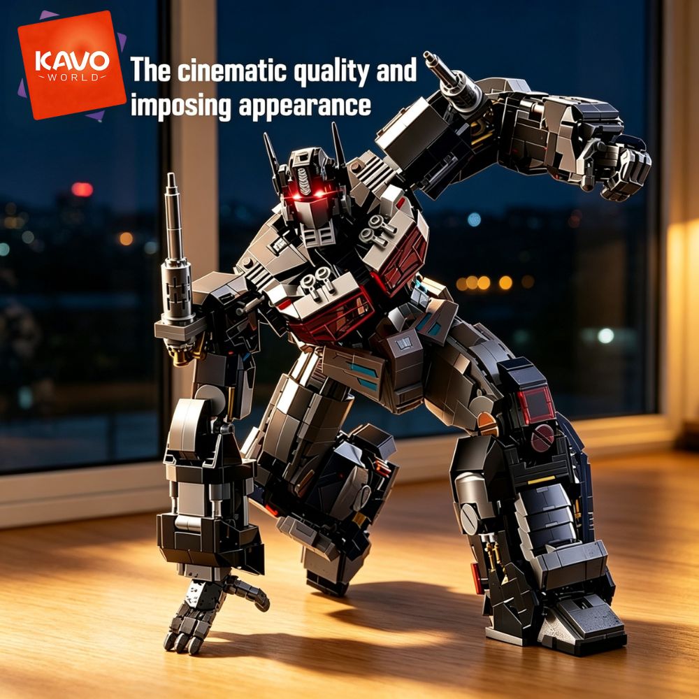 KAVOWORLD 2045pcs Future Mecha - Desk Setup Small Room review and price