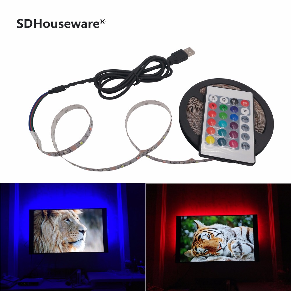 USB LED Strip Lamp 2835SMD DC5 - Desk Setup Background review and price