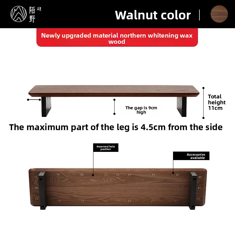 Solid Wood Monitor Riser Stand - Desk Room Setup review and price