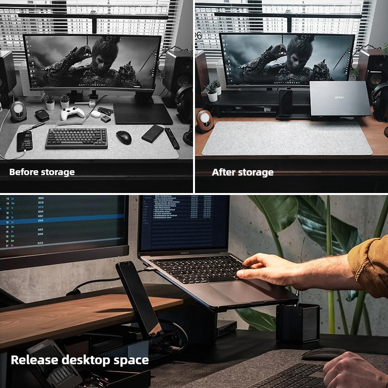 Modular Monitor Riser Stand Er - Desk Setup Laptop And Monitor review and price