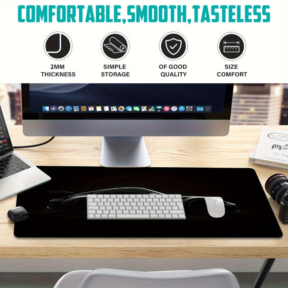 Sanded Black Gaming Mouse Pad  - Desk Setup Simple review and price
