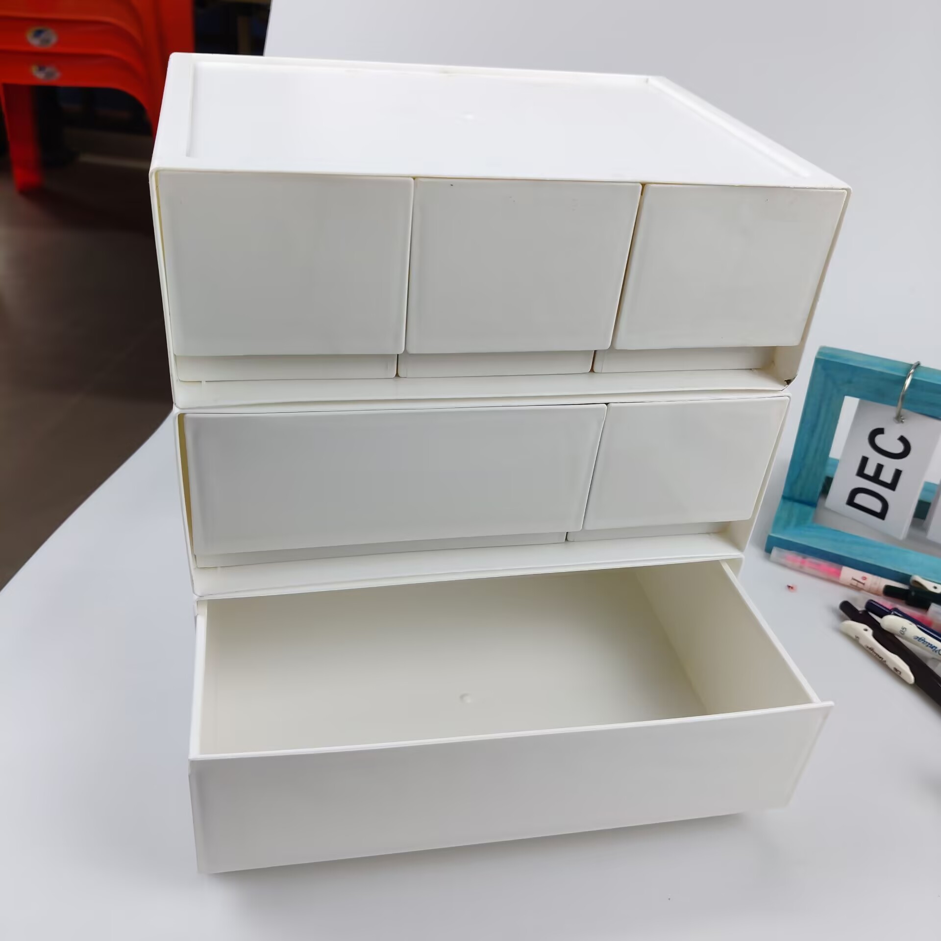 Desktop Storage Box, Drawer, C - Desk Setup Shelf review and price
