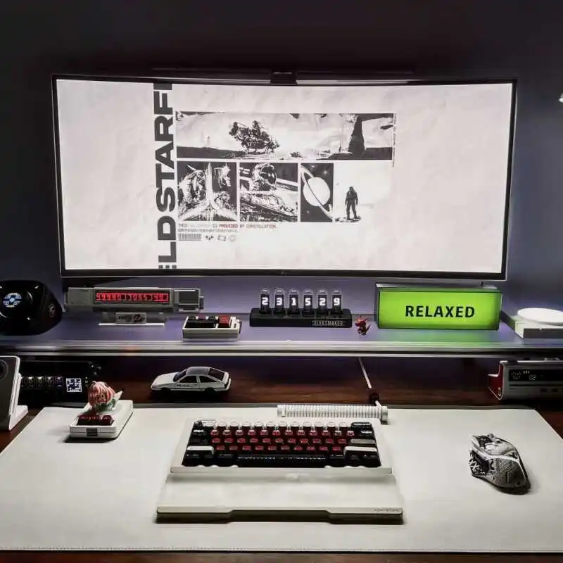 Aluminum Monitor Stand Acrylic - Desk Setup Laptop And Monitor review and price