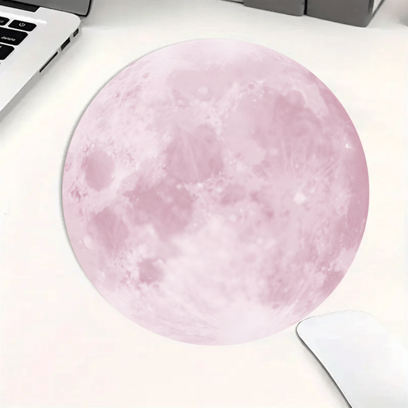 Moon Pattern Round Mouse Pad N - Desk Setup Simple review and price