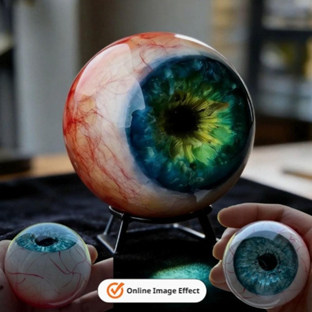 Simulated Eyeball Resin Deskto - Desk Setup Design review and price