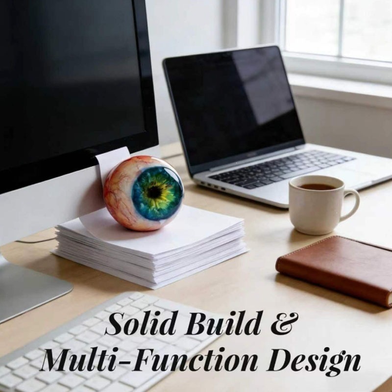 Simulated Eyeball Resin Deskto - Desk Setup Design review and price