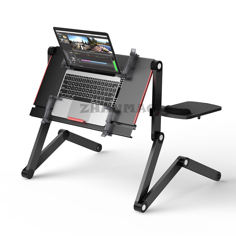 Lying Flat on The Bed, Laptop  - Desk Setup Maker review and price
