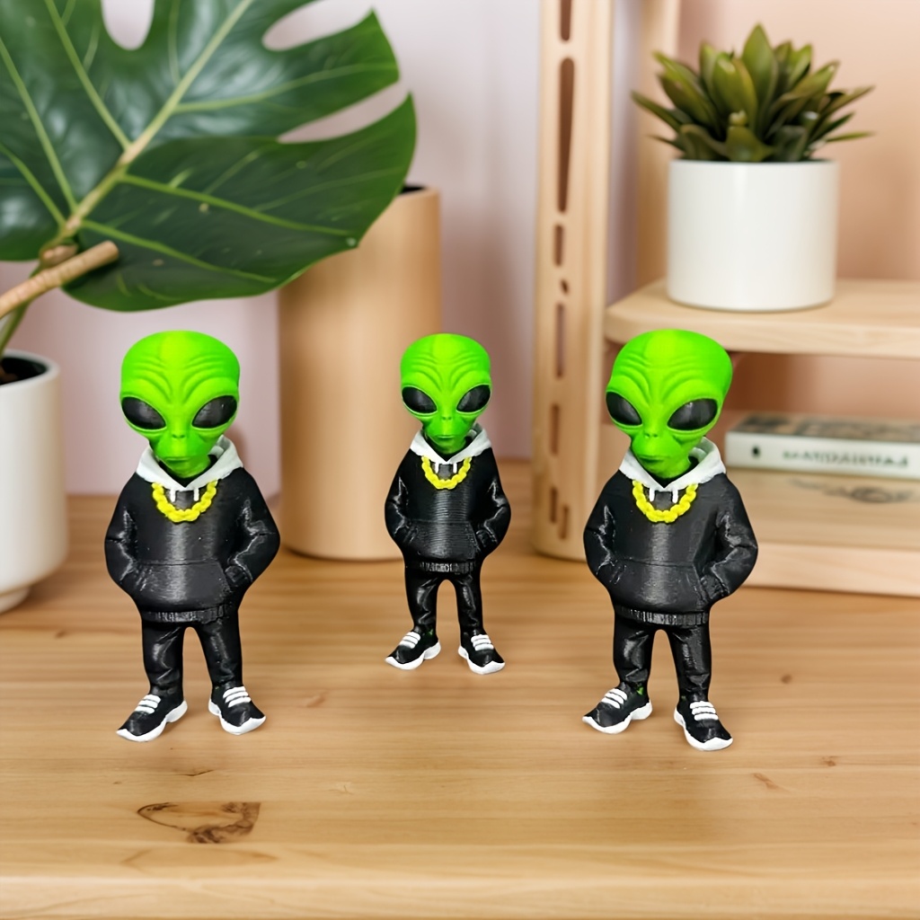 1 Piece Green Alien Figure wit - Desk Setup Design review and price
