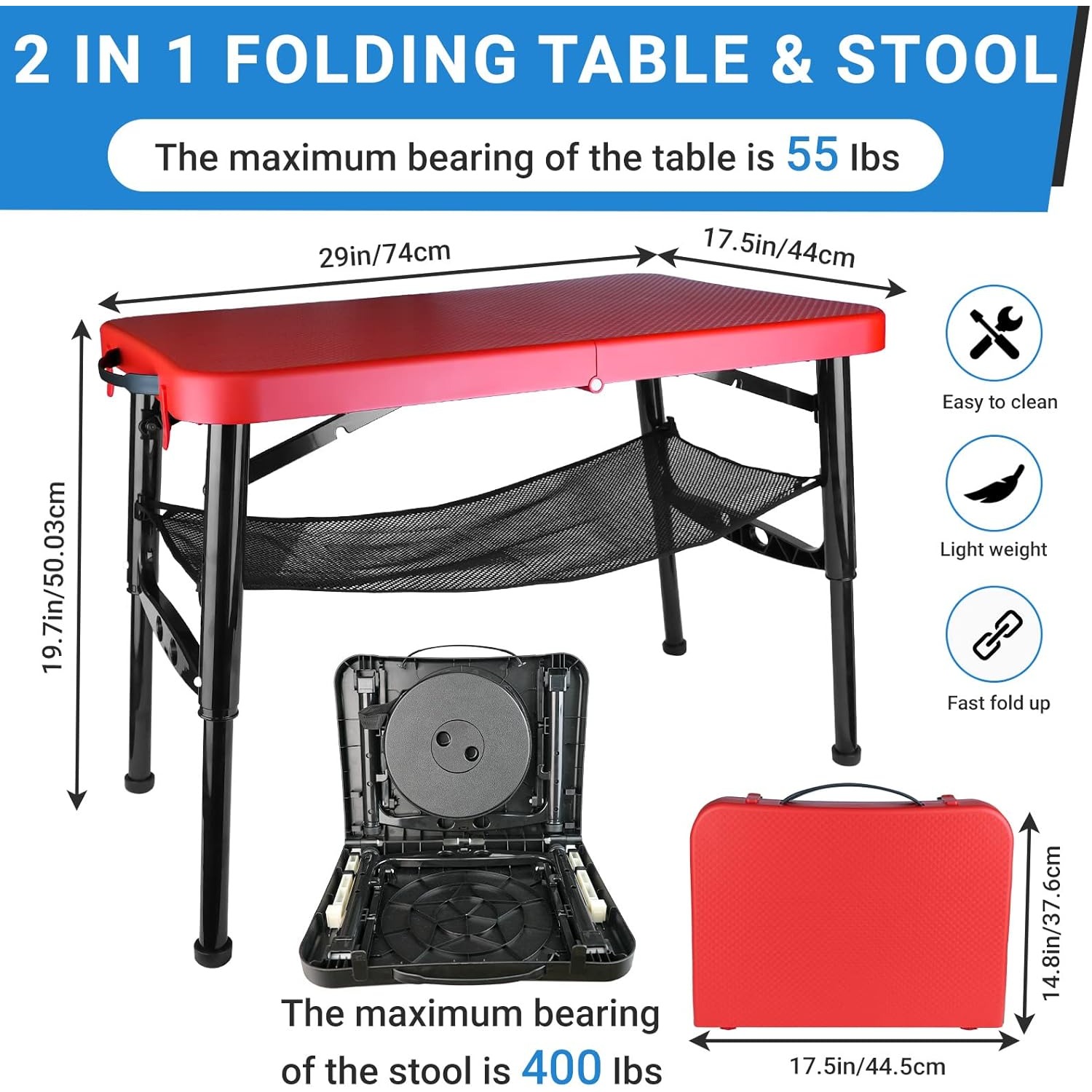 Retractable Folding Table & St - Desk Setup Maker review and price