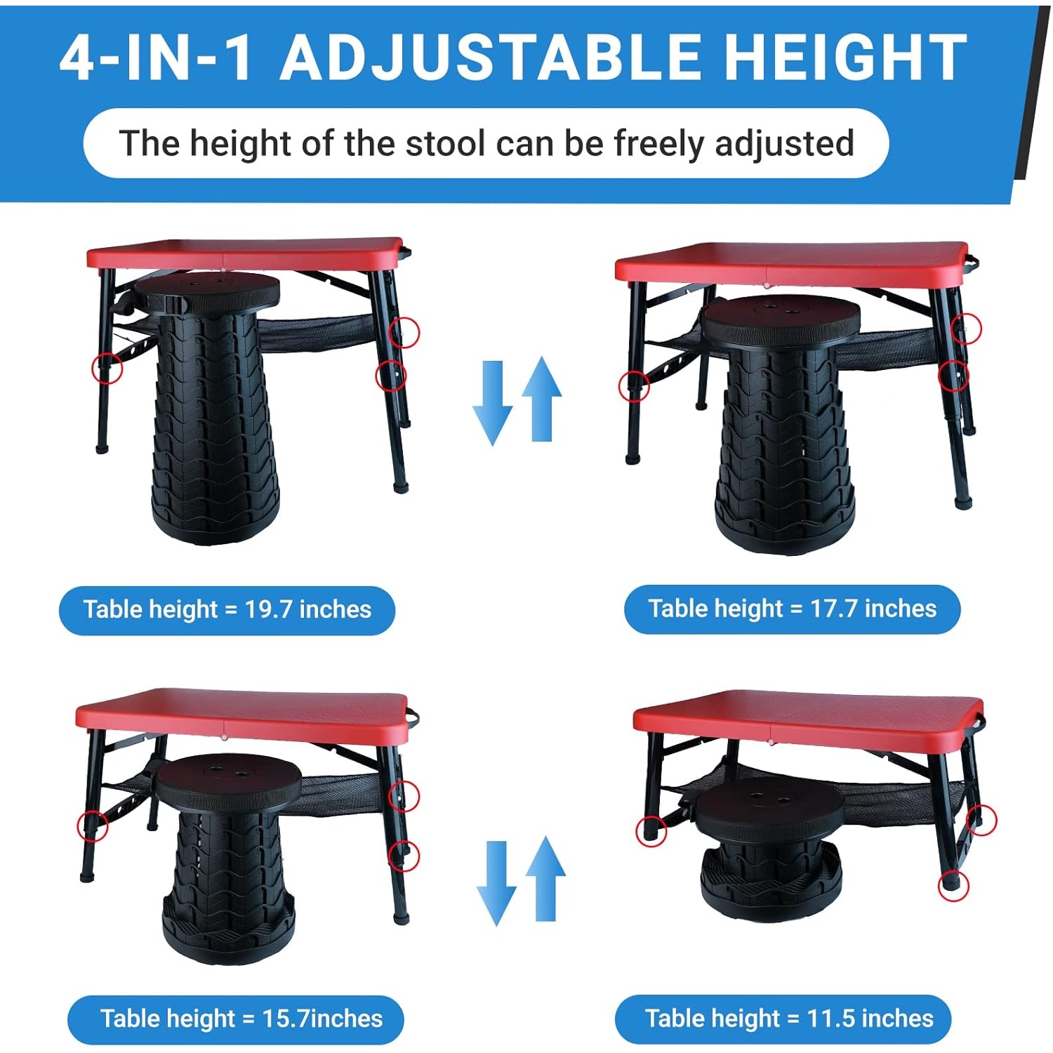 Retractable Folding Table & St - Desk Setup Maker review and price